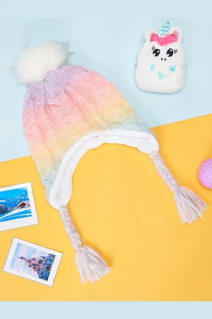Pantaloons Girls Cable Knit Beanie
