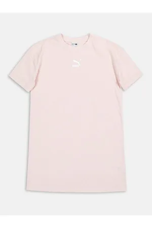 PUMA CLASSICS Girls Cotton T-Shirt Dress