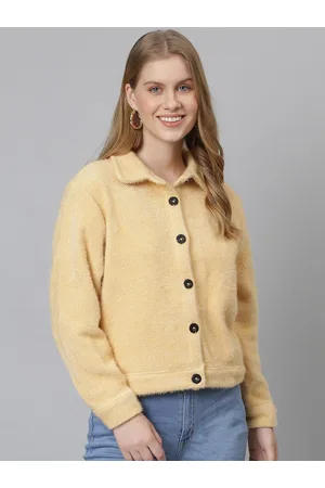 Campus Women Peach-Coloured Windcheater Tailored Jacket