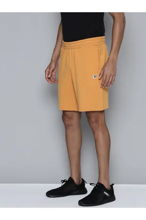 PUMA Men DOWNTOWN Solid Mid-Rise Shorts