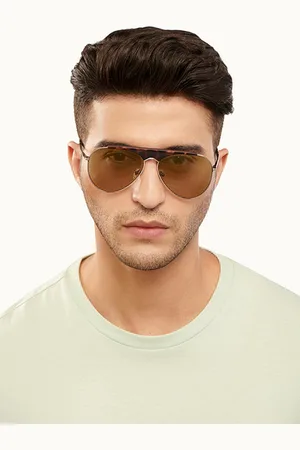 John Jacobs Full Rim Aviator Sunglasses with UV Protected Lens 150968