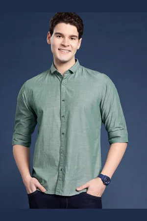 Mast & Harbour Men Opaque Solid Casual Shirt