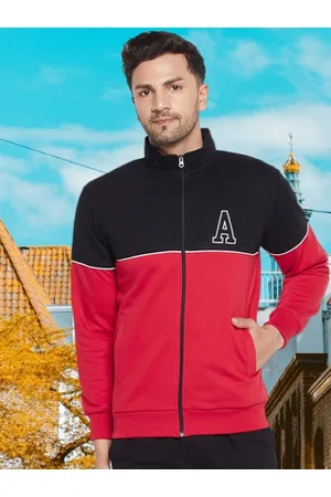 WILD WEST Colourblocked Cotton Fleece Winter Tracksuit