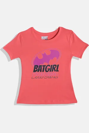 Eteenz Girls Batgirl Printed Premium Cotton T-shirt