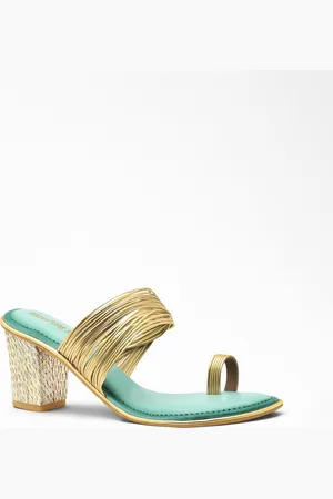 Signature Strappy One Toe Block Heels
