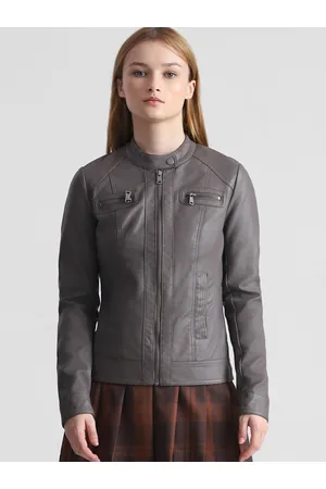 ONLY Mandarin Collar Biker Jacket