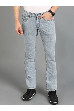 URBANO Men Bootcut Heavy Fade Clean Look Stretchable Jeans
