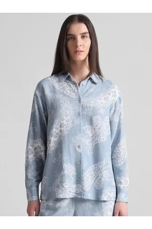 ONLY Women Ethnic Printed Shirt Collar Casual Shirt