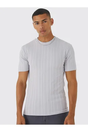Boohoo Ribbed Slim Fit T-shirt