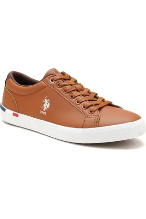 U.S. Polo Assn. Lace Up Solid Sorrento 2.0 Sneakers, Brown (11)