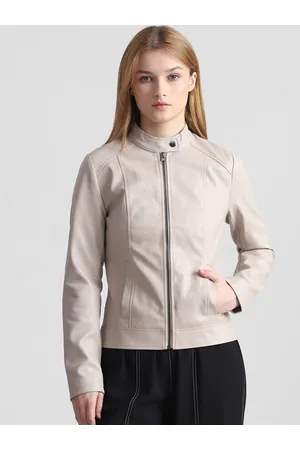 ONLY Colourblocked Longline Biker Jacket