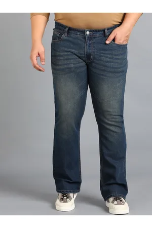 URBANO Men Bootcut Heavy Fade Clean Look Stretchable Jeans