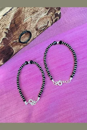 ARTE Kids 925 Sterling Silver Beads Anklet