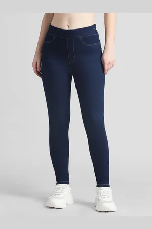 ONLY Onlmania Royal Skinny Fit Washed Cotton Denim Jeggings