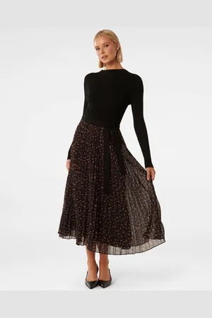 Forever New Self Design Fit & Flare Midi Dress