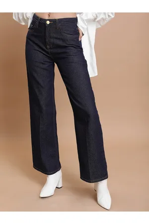 Ketch Women Flared Fit Clean Look Cotton Jeans