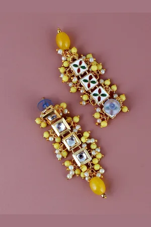 Lucky Jewellery Gold Plated Drop Earrings