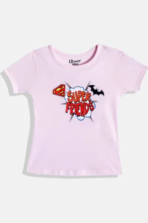 Eteenz Girls Justice League Printed Premium Cotton T-shirt