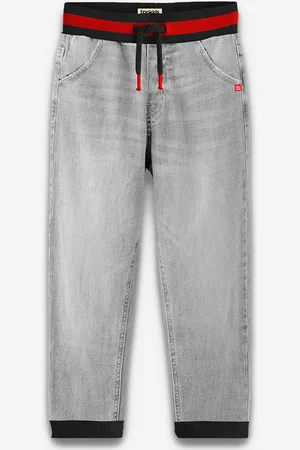 BONKIDS Boys Heavy Fade Cotton Denim Joggers