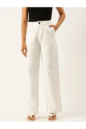 Bene Kleed Women High-Rise Carpenter Style Relaxed Fit Pure Cotton Jeans