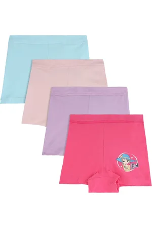 BodyCare Girls Pack Of 4 Printed Shorts