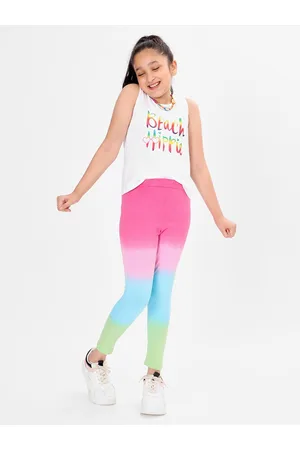 BONKIDS Girls Printed Pure Cotton Clothing Set