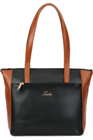 LAVIE Colourblocked Structured Shoulder Bag