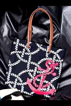 Kanvas Katha Graphic Printed Structured Canvas Tote Bag