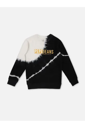 Pepe Jeans Boys Tie & Dye Dyed Round Neck Pullover