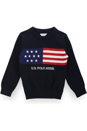 Ralph Lauren Boys Geometric Printed Pure Cotton Pullover