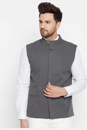 Buy Grey 3-Piece Ethnic Suit for Men by Even Online | Ajio.com