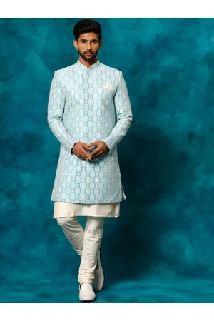 Vastramay Embroidered Indo Western Sherwani Set