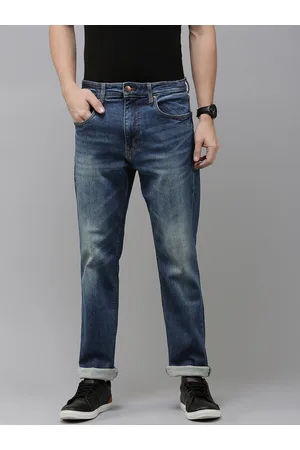 Ralph Lauren Men Harold Slim Straight Fit Heavy Fade Stretchable Jeans