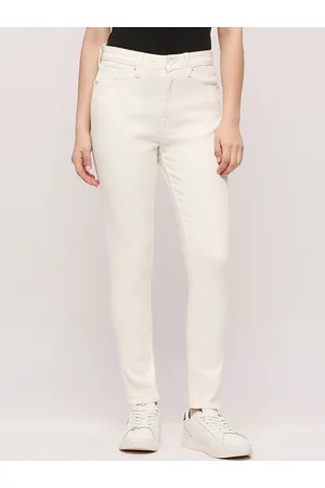 Pepe Jeans Women Skinny Fit High Rise Clean Look Stretchable Jeans