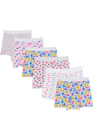 BodyCare Bodycare Girls Pack Of 6 Conversational Printed Shorts
