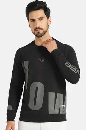 Blackberrys Round Neck Pullover Sweatshirt