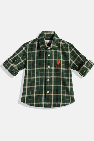 Ralph Lauren Boys Tartan Checked Pure Cotton Casual Shirt