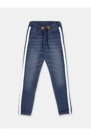 Instafab Boys Blue Regular Fit Mid-Rise Clean Look Jeans