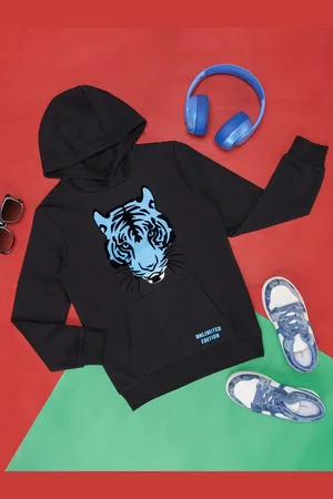 Pantaloons Boys Graphic Printed Cotton Sweatshirt