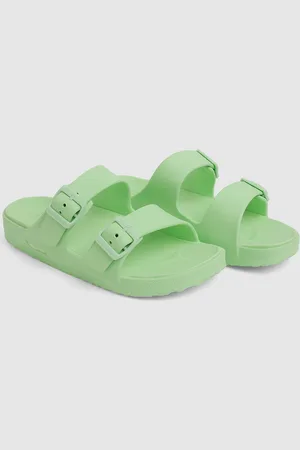 Skechers Women Green Arch Fit Cali Breeze 2.0 Sliders