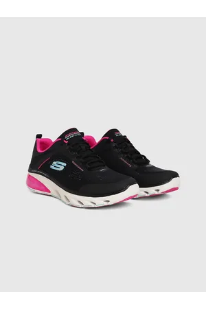 Skechers Women Glide-Step Flex Air Casual Lace-Up Shoe