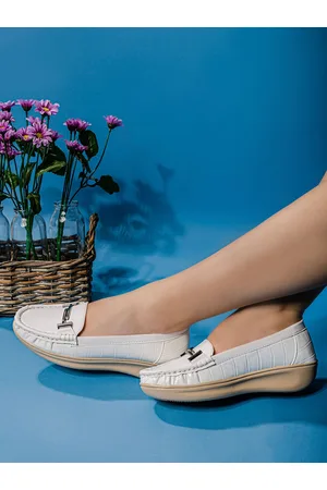 SHEZONE Women Lightweight Horsebit Loafers