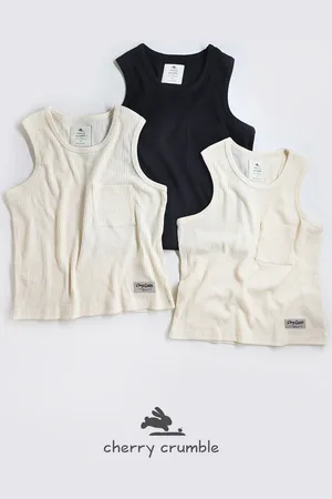 Cherry Crumble Boys Pack of 3 Sleeveless T-shirts