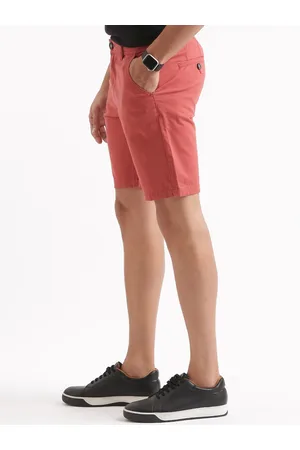 WROGN Men Mid Rise Slim Fit Cotton Denim Shorts