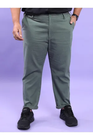 Highlander Men Plus Size Slim Fit Chinos Trousers