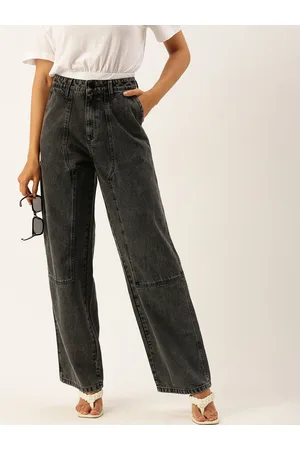 Bene Kleed Women High-Rise Carpenter Style Relaxed Fit Pure Cotton Jeans