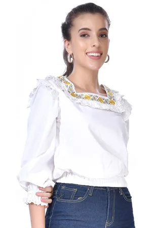BEATNIK White Cotton Top