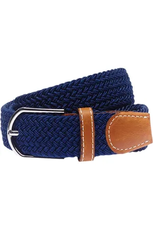 The Tie Hub Men Braided Stretchable Casual Elasticated Belt