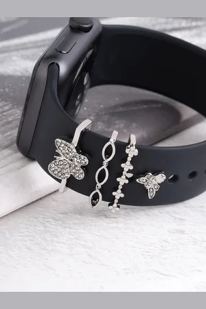 Joker & Witch Women Set Of 4 Stone-Studded Watch Charm