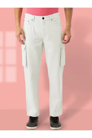Bene Kleed Men Relaxed Fit Pure Cotton Cargo Jeans